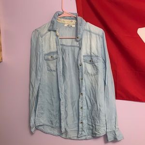 Wild Blue Denim Pullover